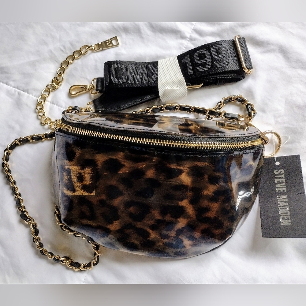 Steve Madden Leopard Print Crossbody Bag